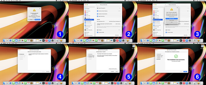macOS console configuration