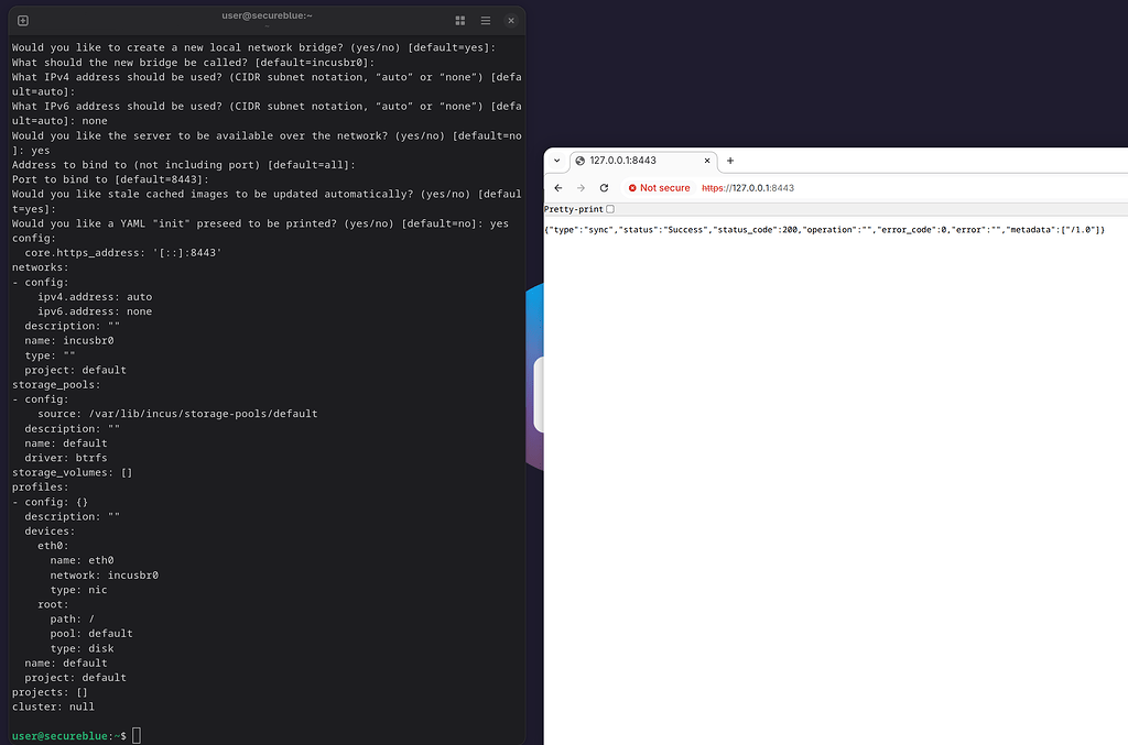 Secureblue Fresh install on Bazzite / Secureblue and Silverblue yield a broken ...