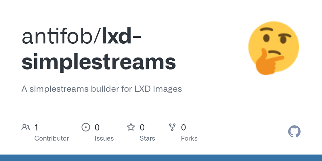 Simplestreams generator Linux Containers Forum