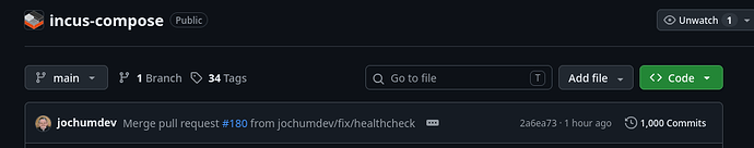 1k commits
